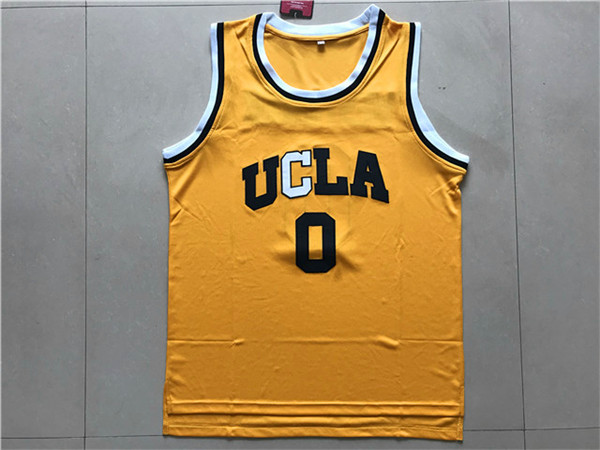 2017 UCLA Bruins #0 Westbrook Yellow College Basketball Authentic Jersey->more ncaa teams->NCAA Jersey